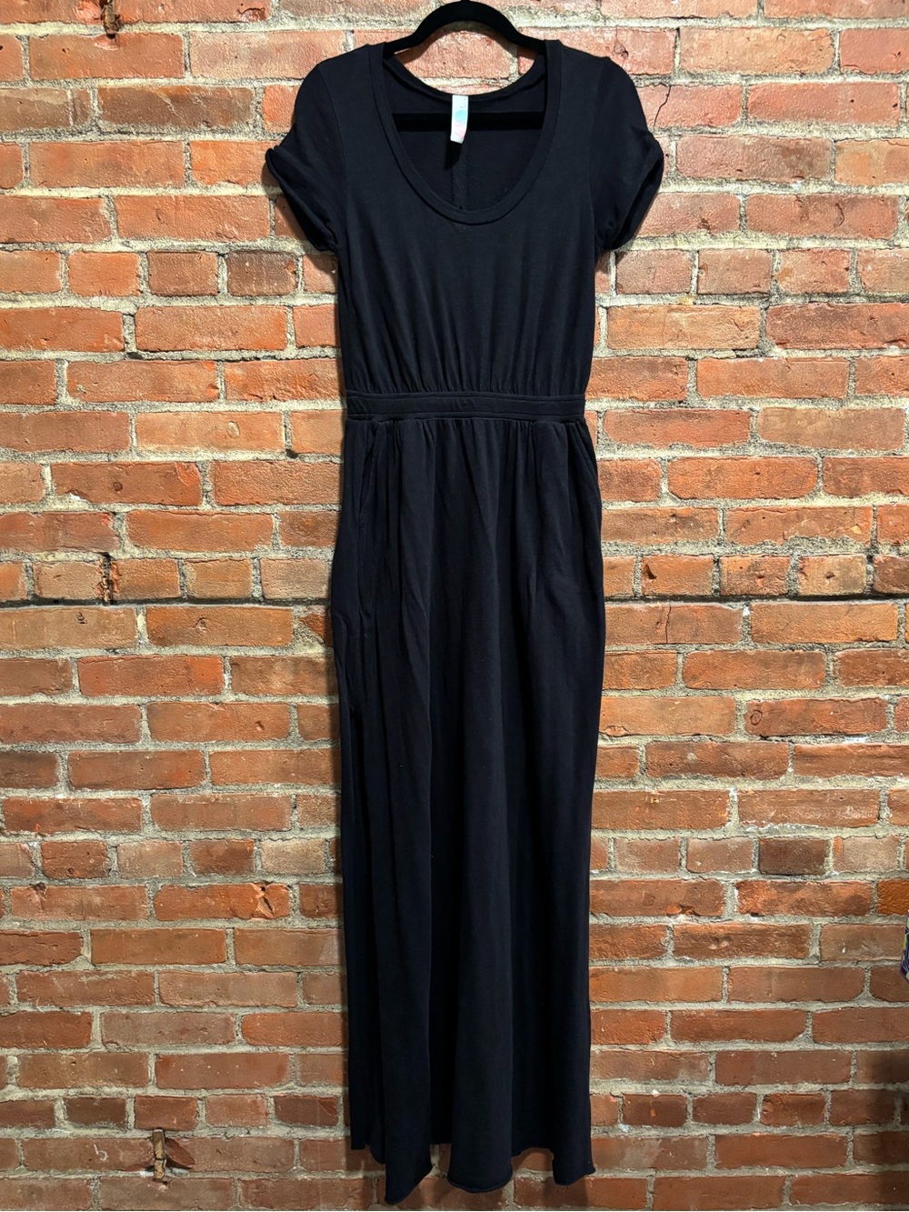 FP Beach Black Maxi Cover Up Dress